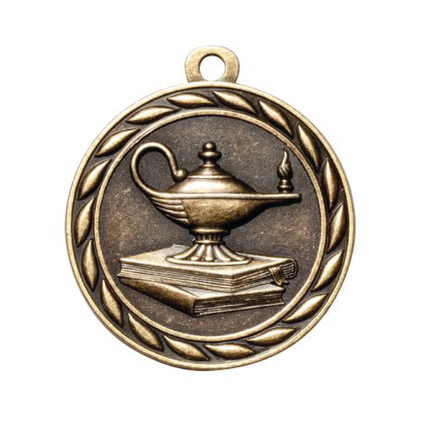 Lamp Of Knowledge Scholastic Medal in Gold, Silver and Bronze