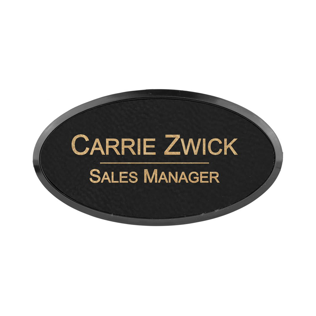 Leatherette Badges
