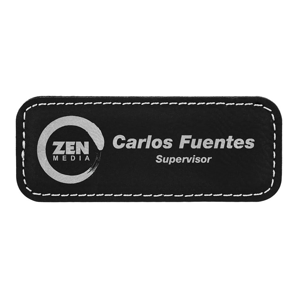 Leatherette Badges