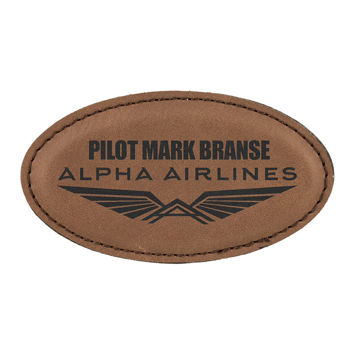 Leatherette Badges