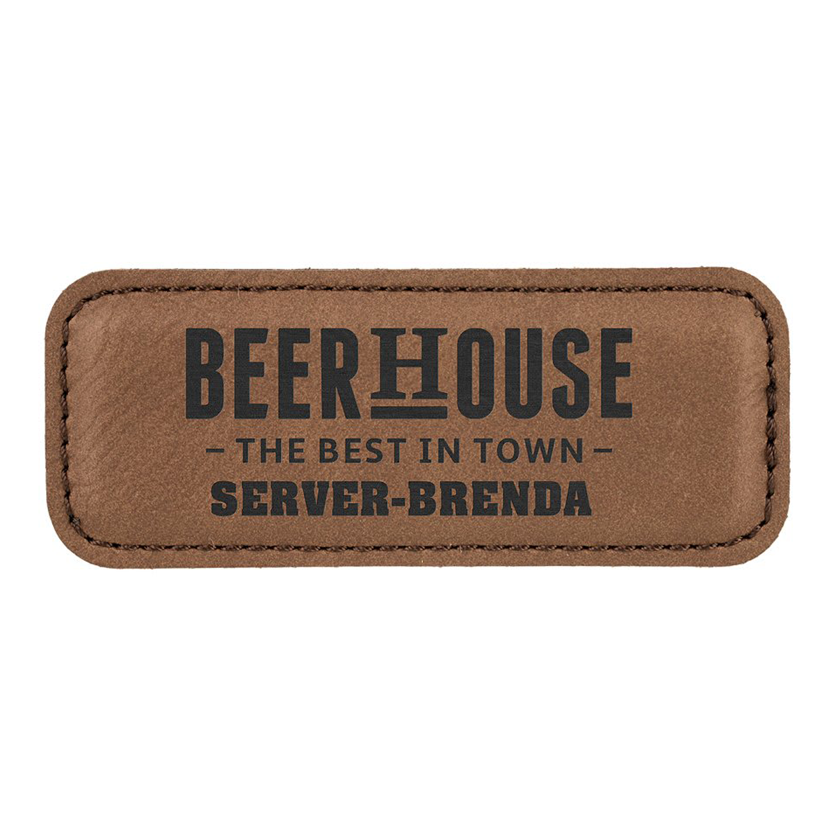 Leatherette Badges
