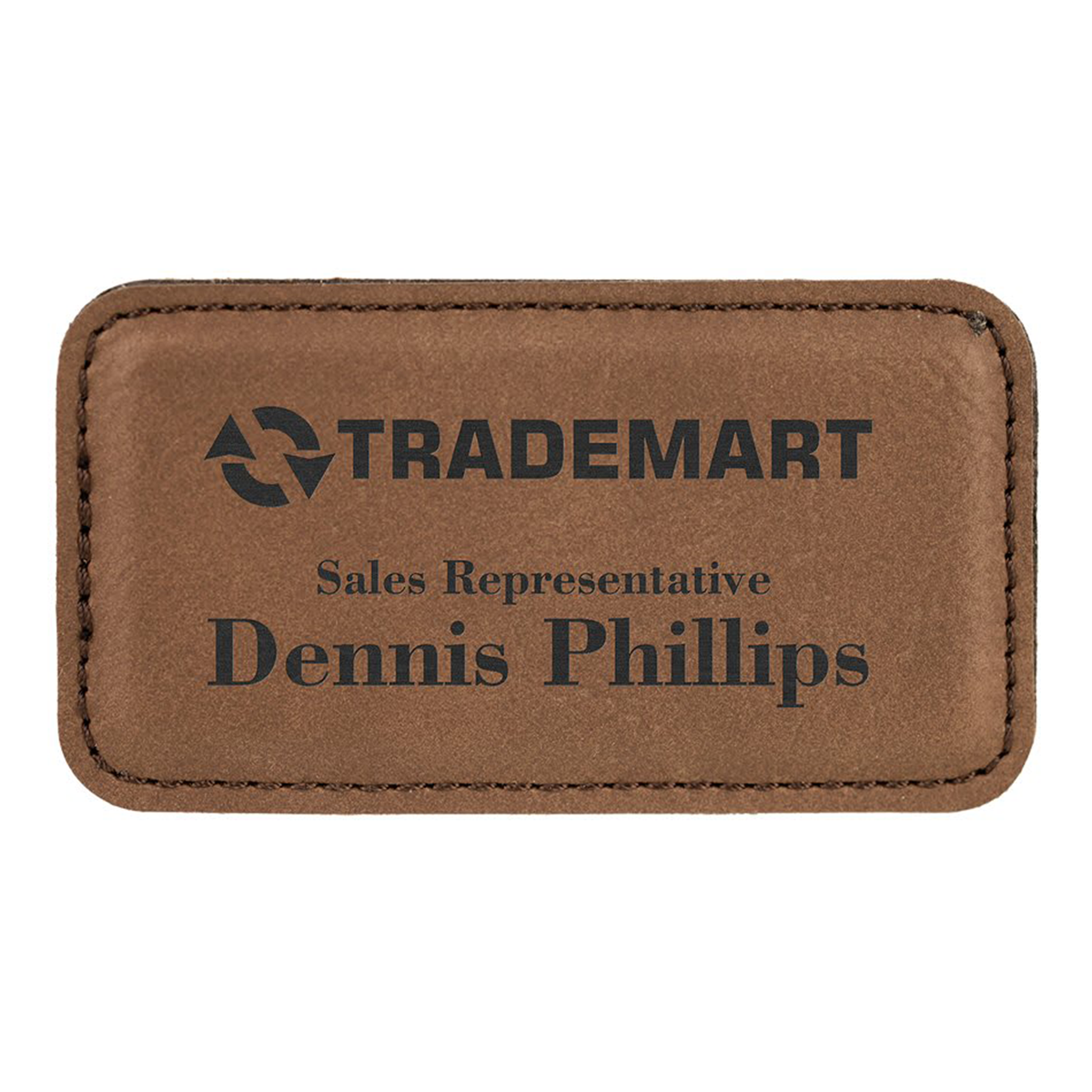 Leatherette Badges