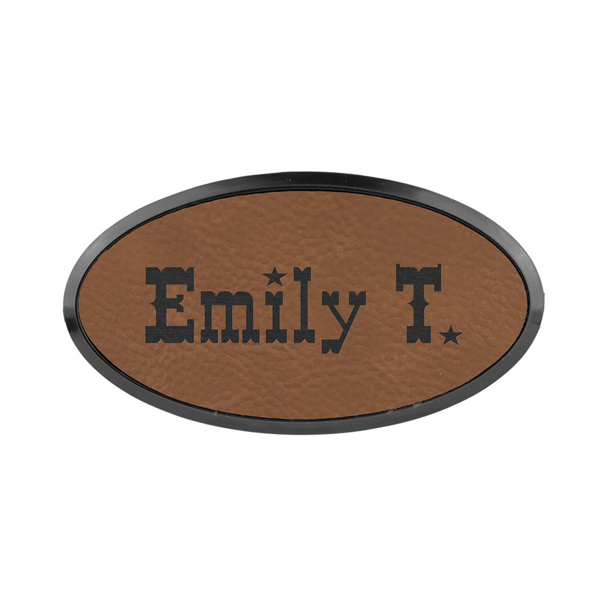 Leatherette Badges