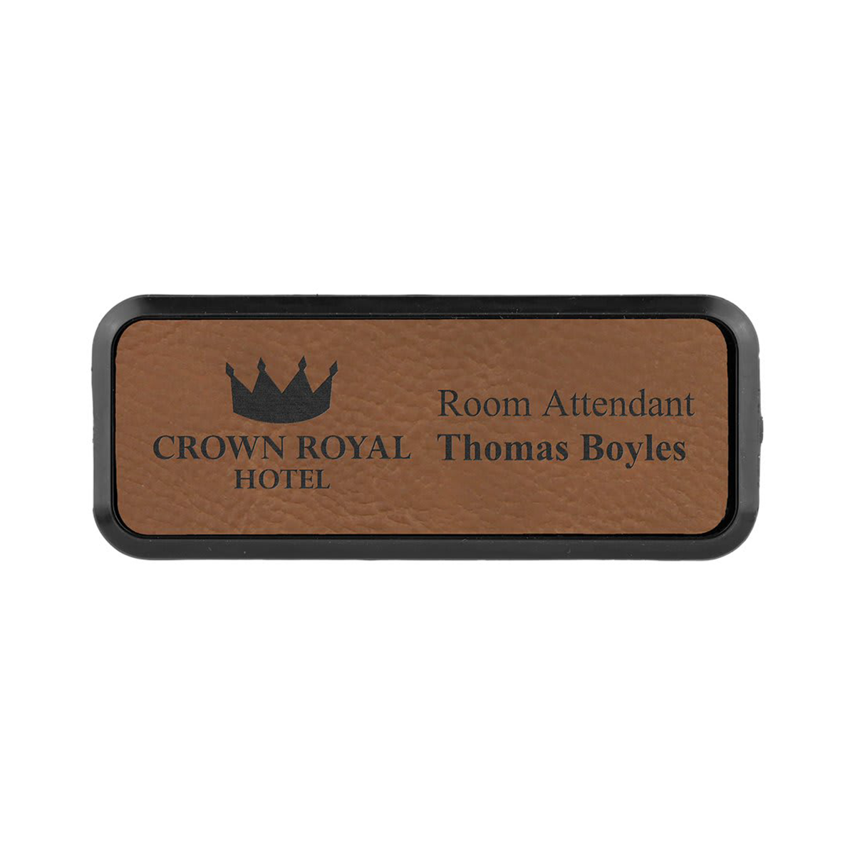Leatherette Badges