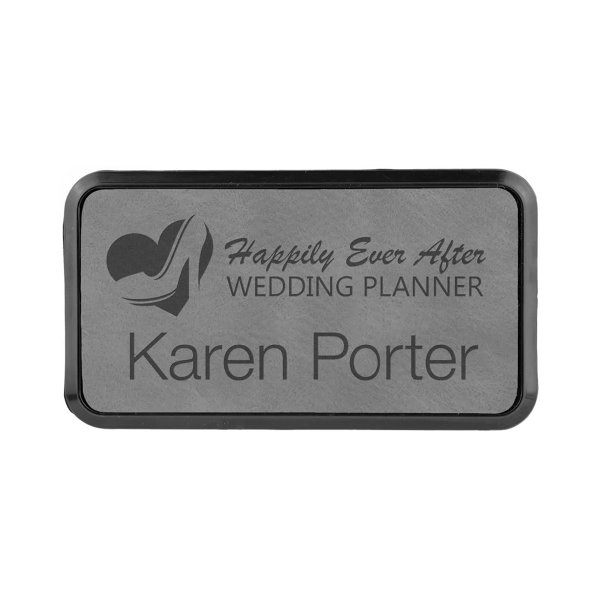 Leatherette Badges