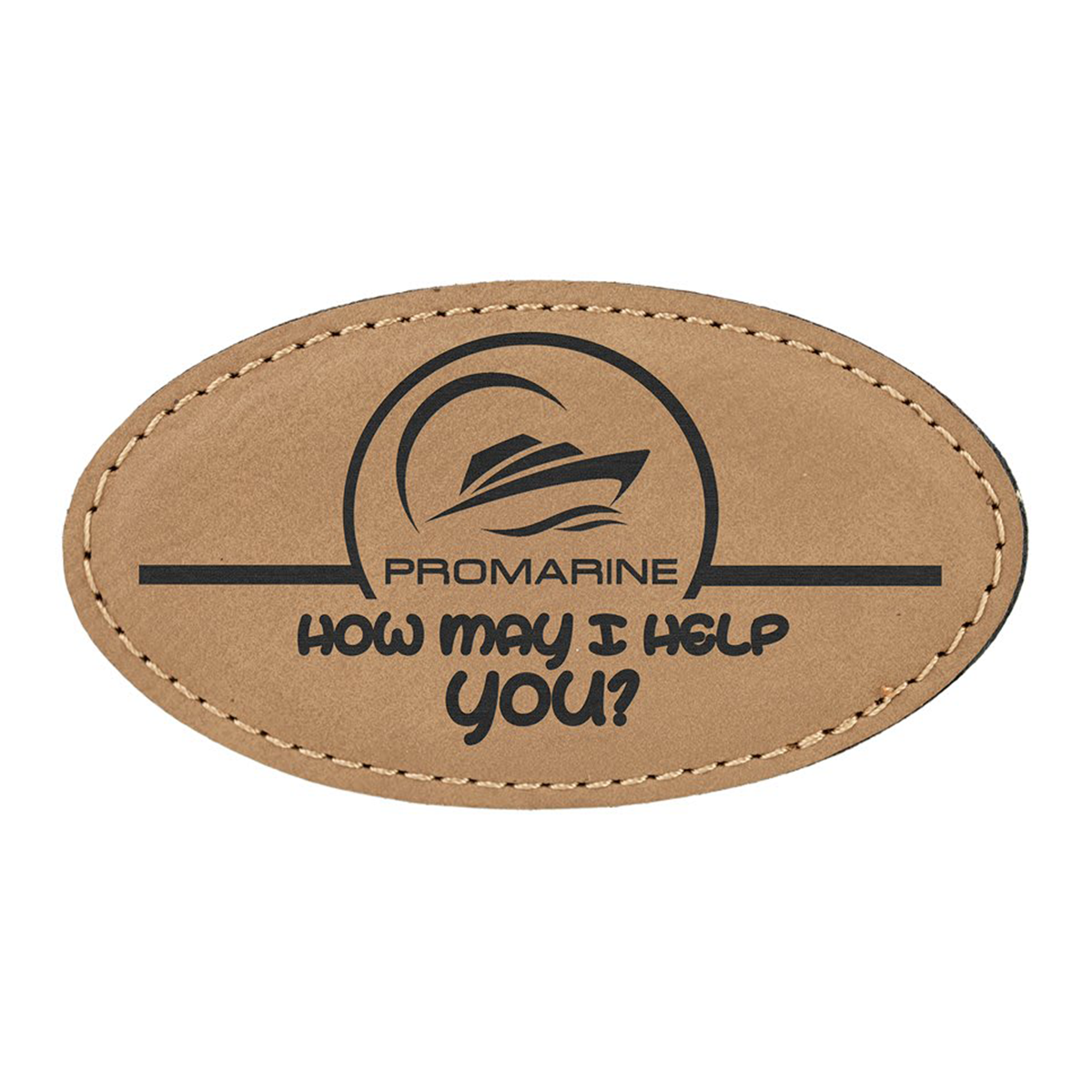 Leatherette Badges