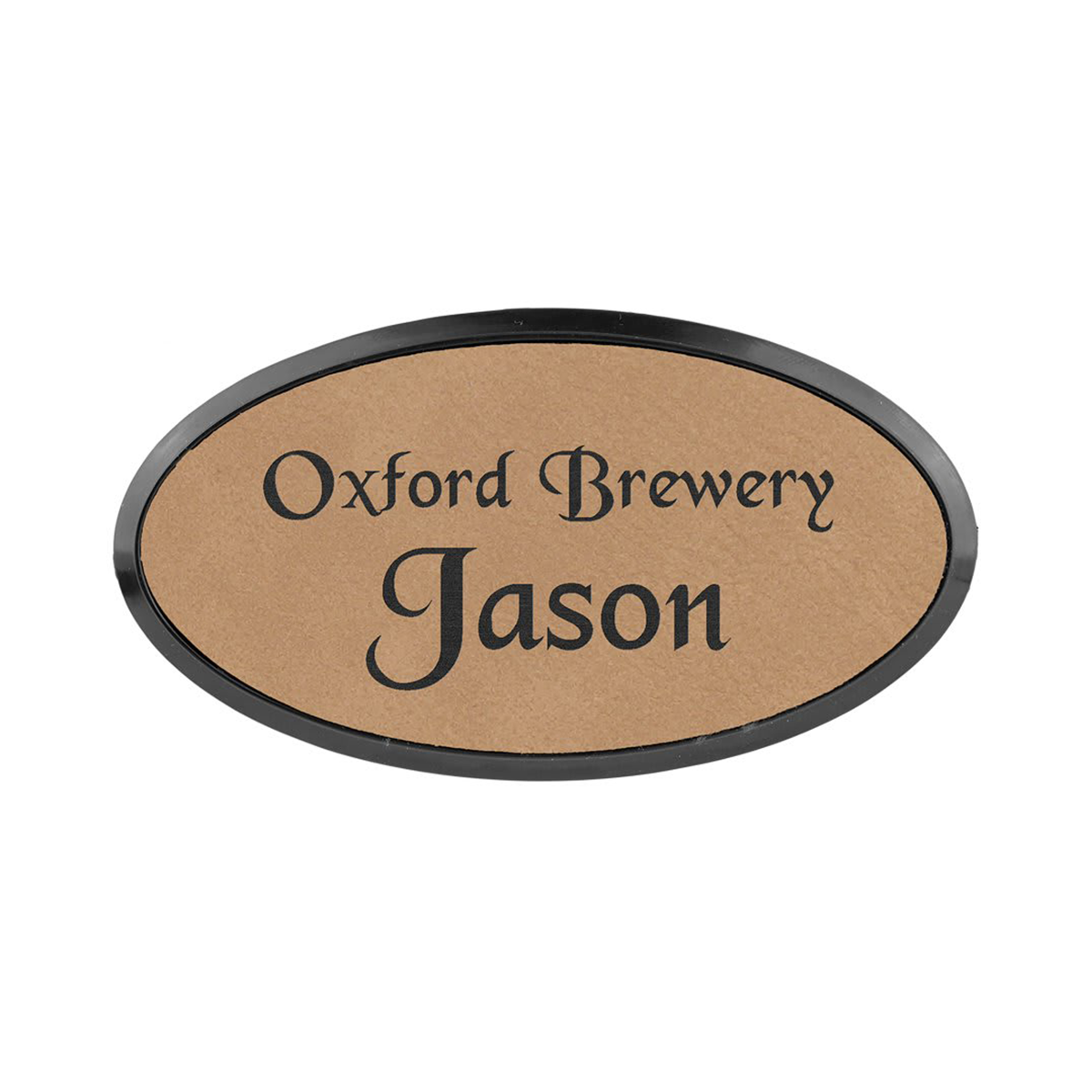 Leatherette Badges