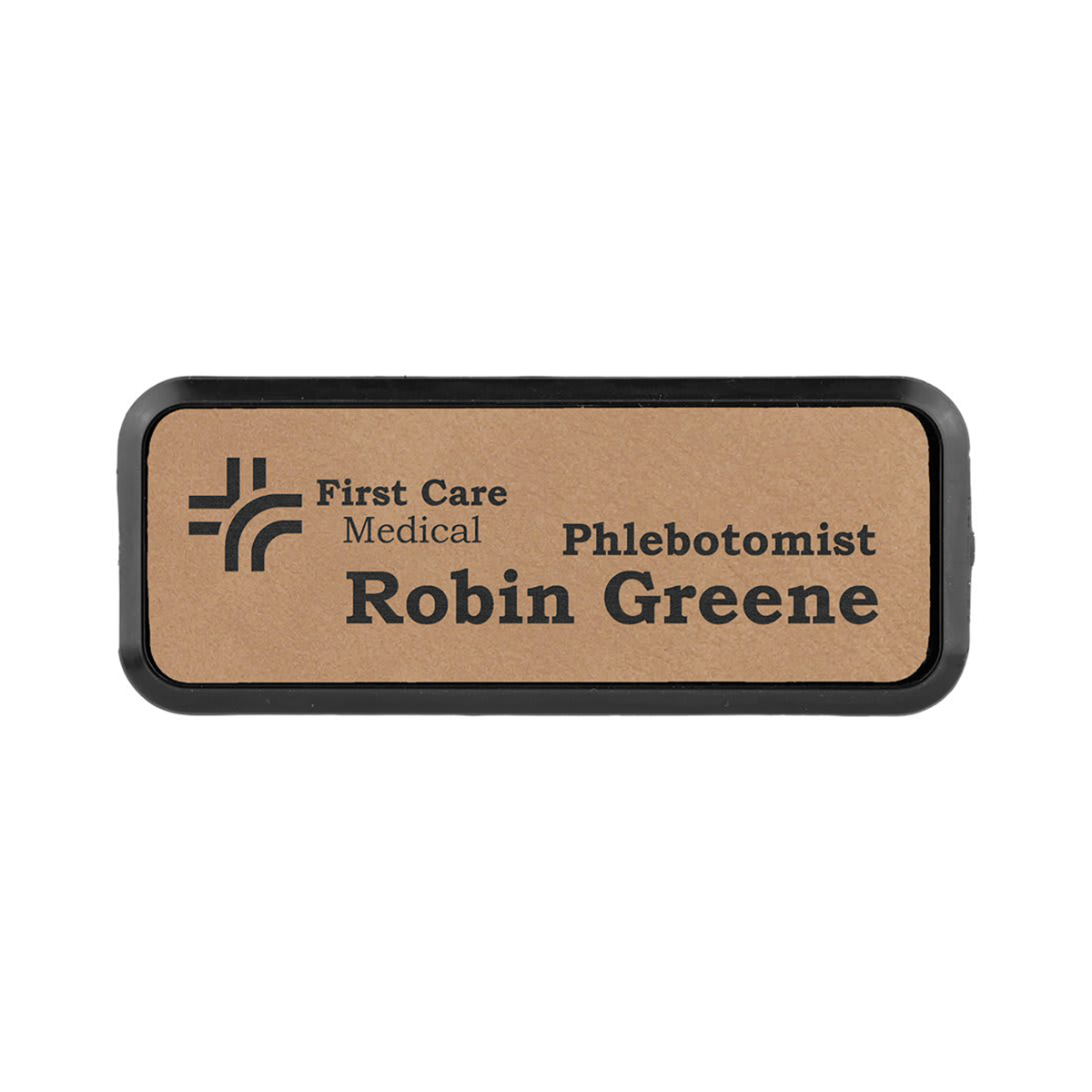 Leatherette Badges