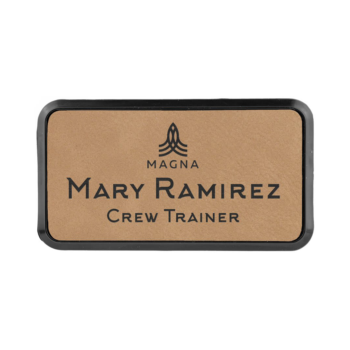 Leatherette Badges