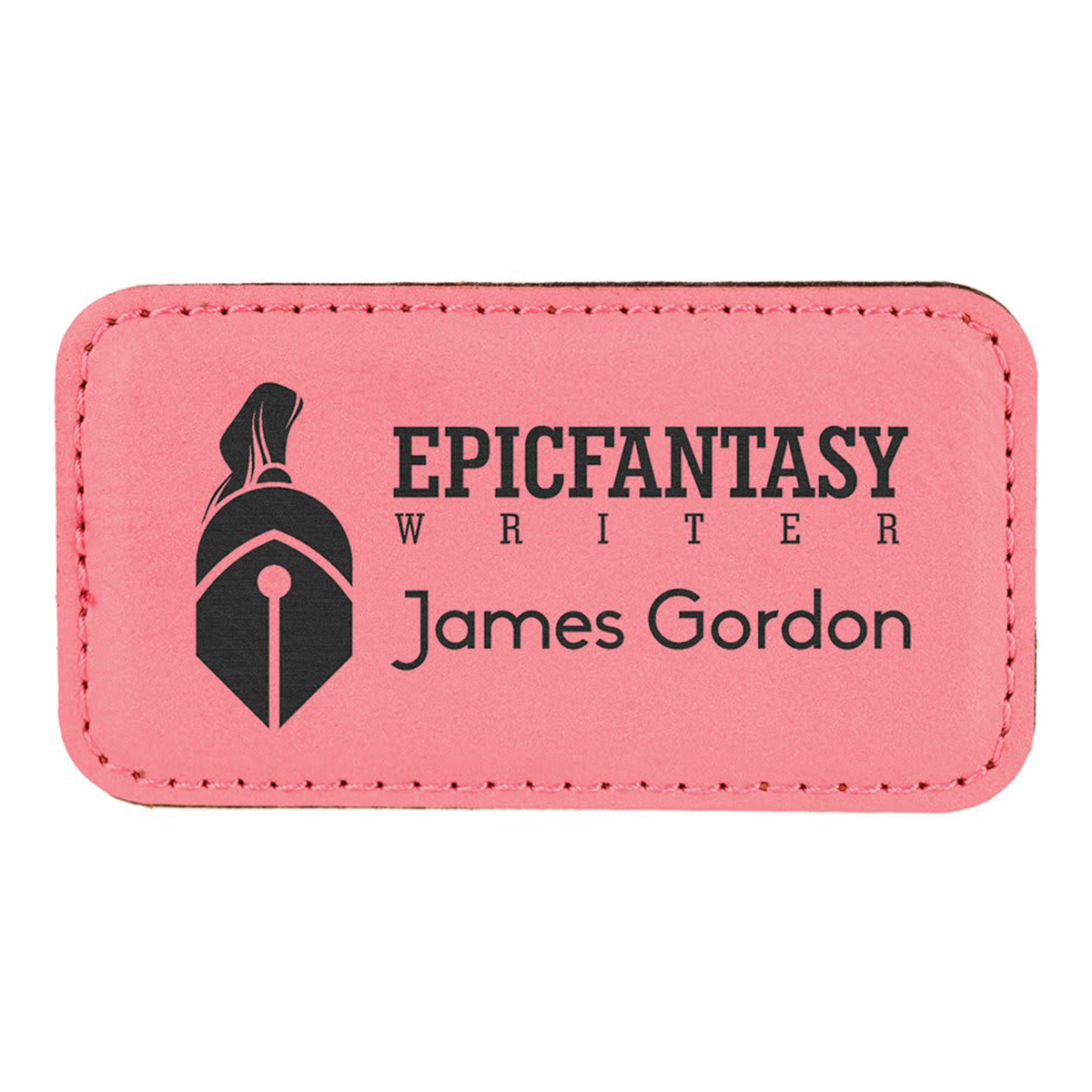 Leatherette Badges