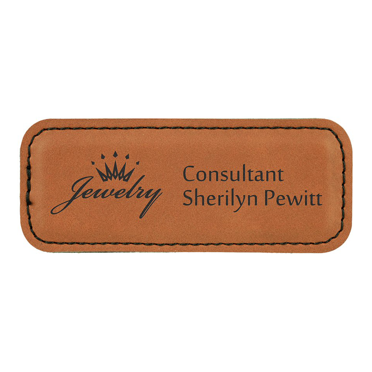Leatherette Badges