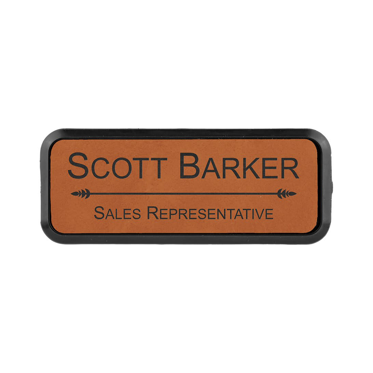 Leatherette Badges