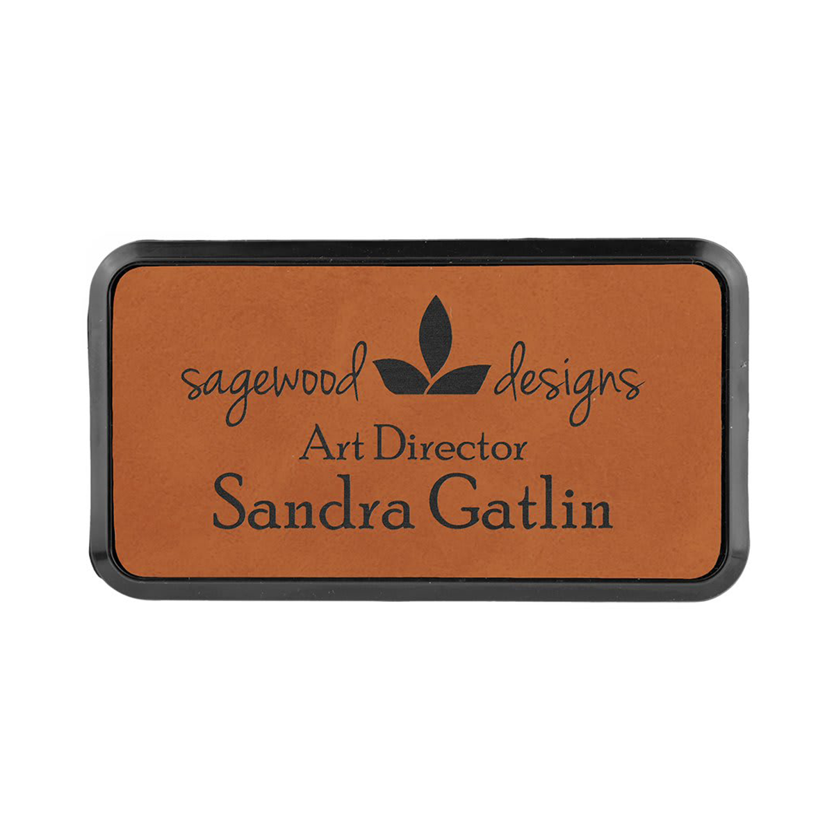 Leatherette Badges