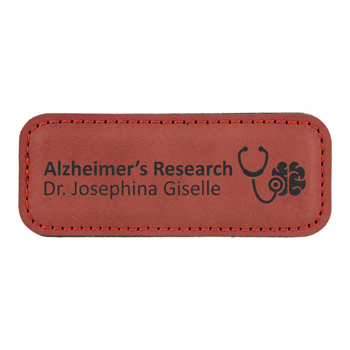 Leatherette Badges