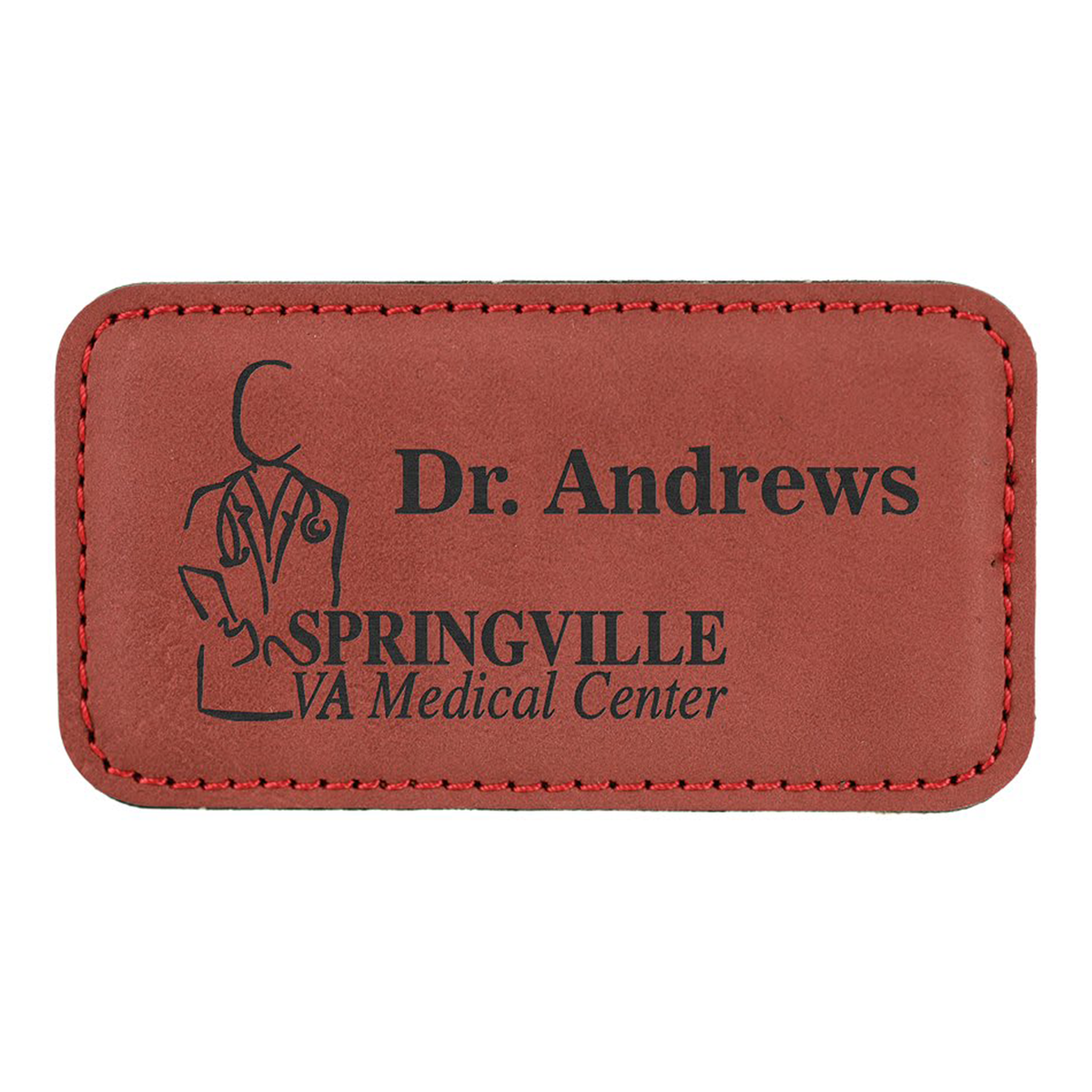 Leatherette Badges