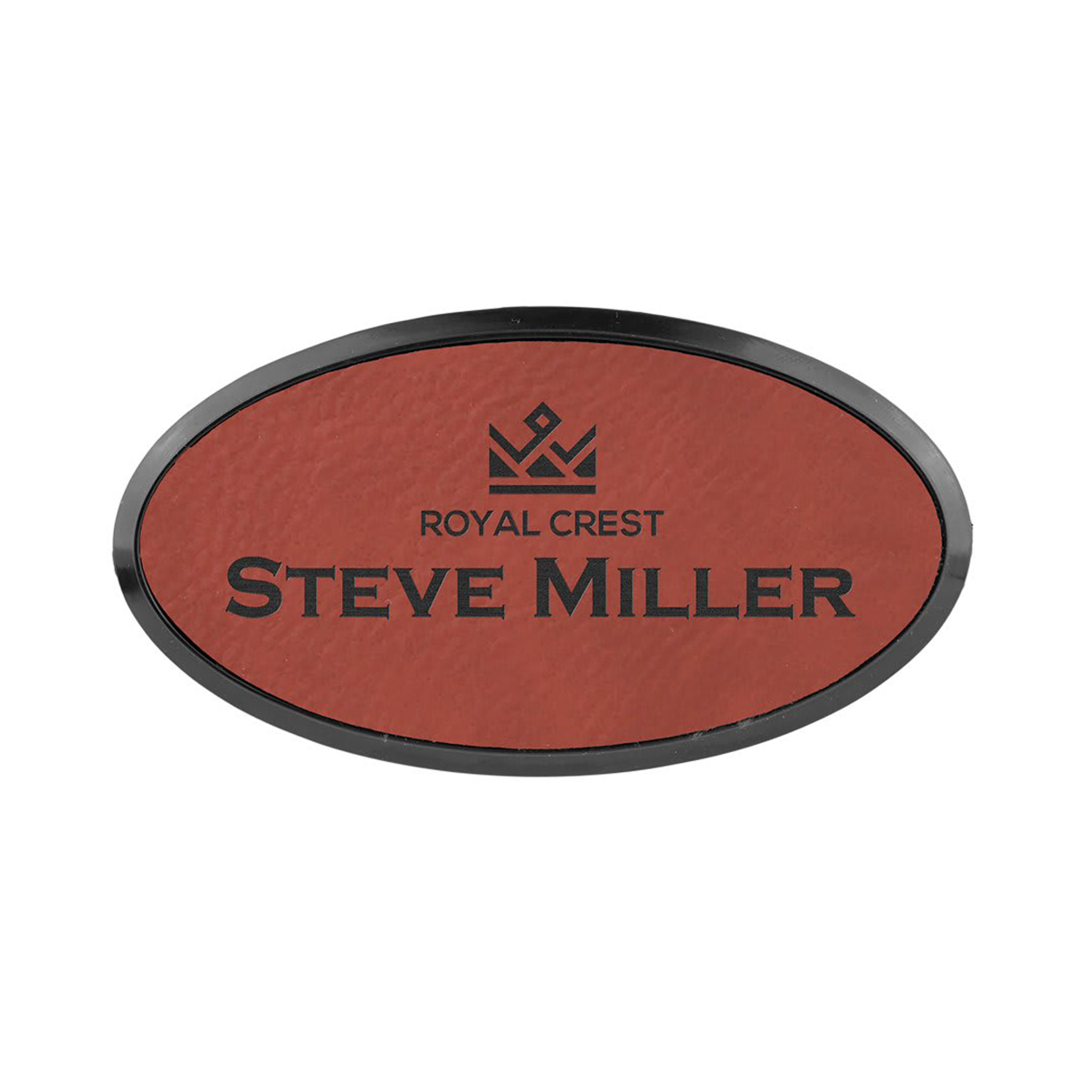Leatherette Badges
