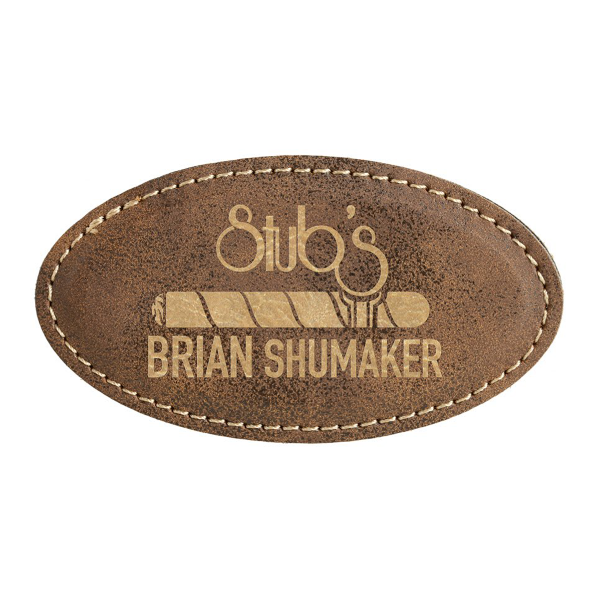 Leatherette Badges