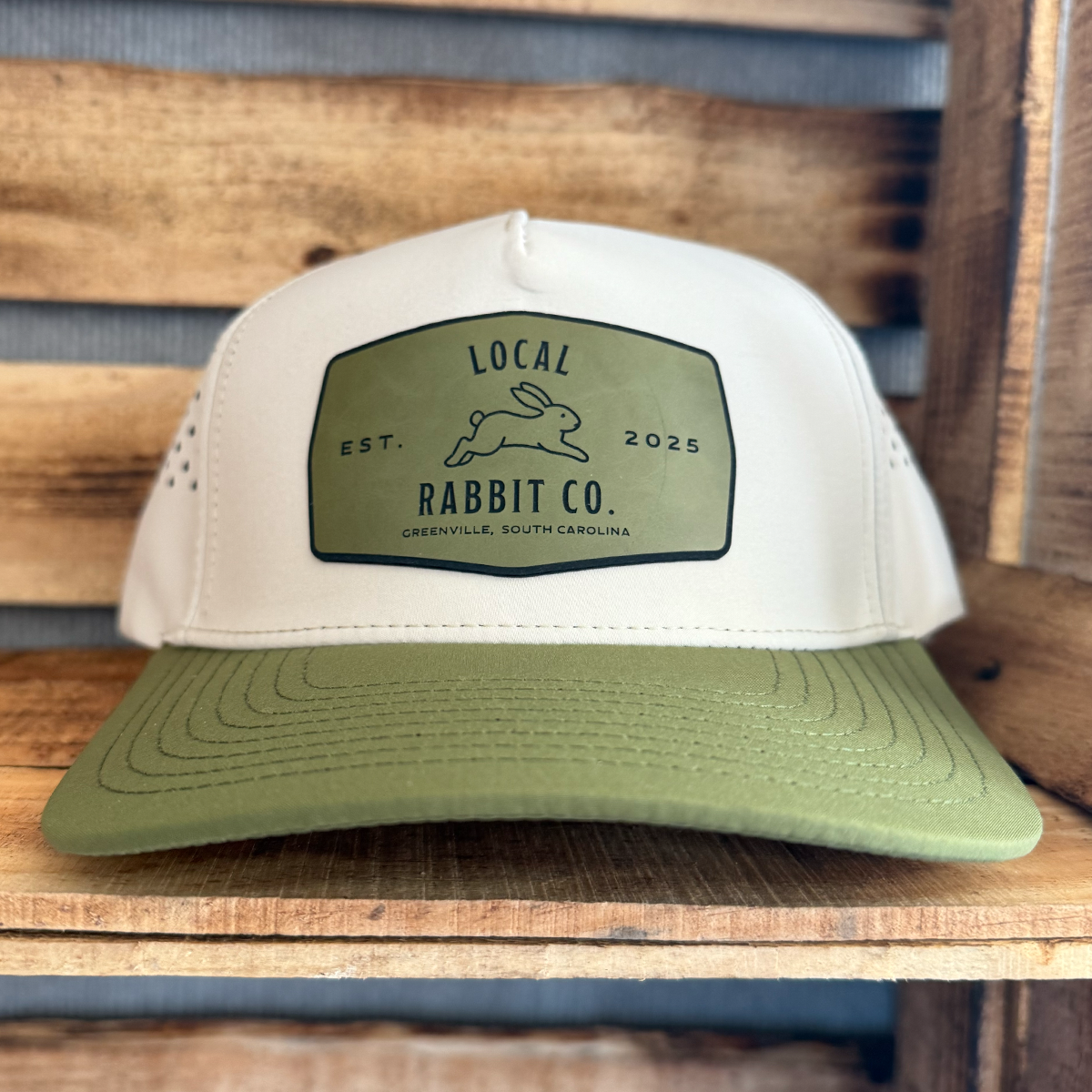 "Local Rabbit Co." Logo Patch Athletic Hat