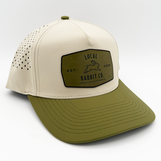 "Local Rabbit Co." Logo Patch Athletic Hat - 2 Color Options