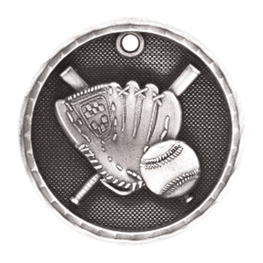 3D Baseball/Softball Medal