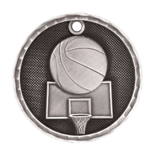3D Basketball Medal