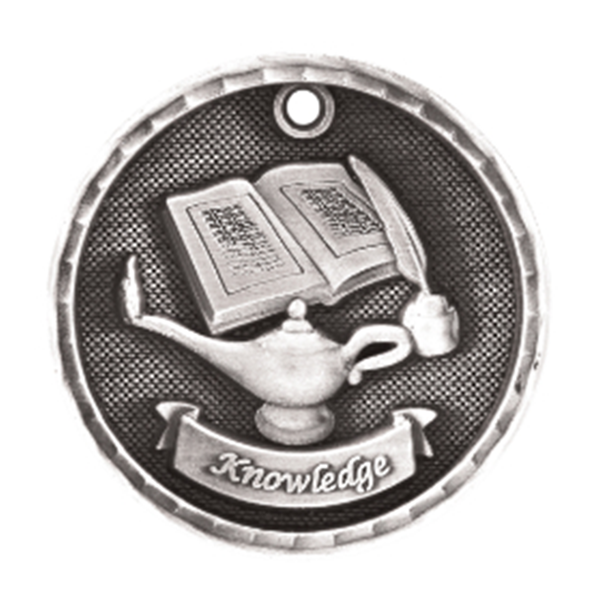 3D Lamp of Knowledge Medal