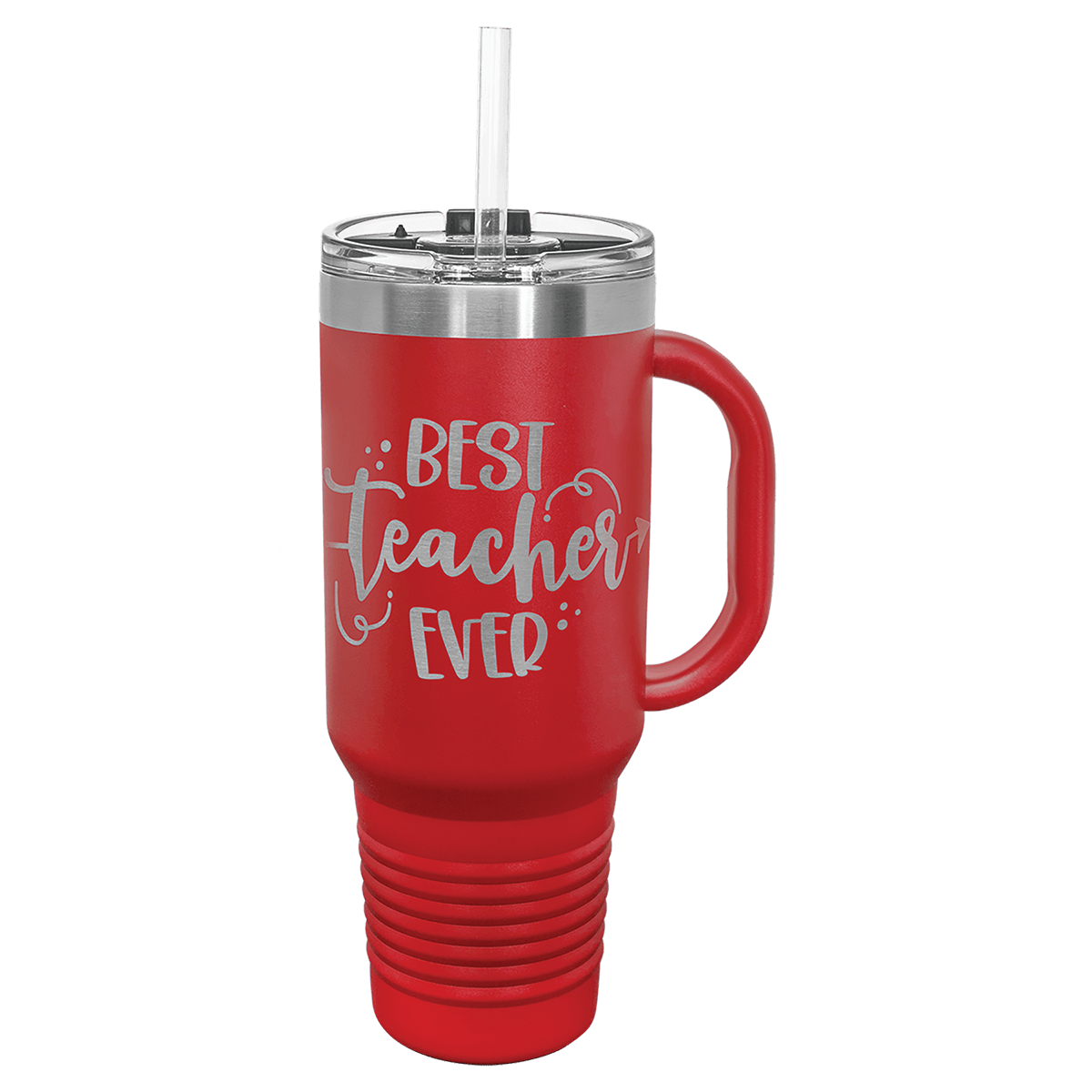 Polar Camel 40 oz. Travel Mug with Handle (Straw Included)