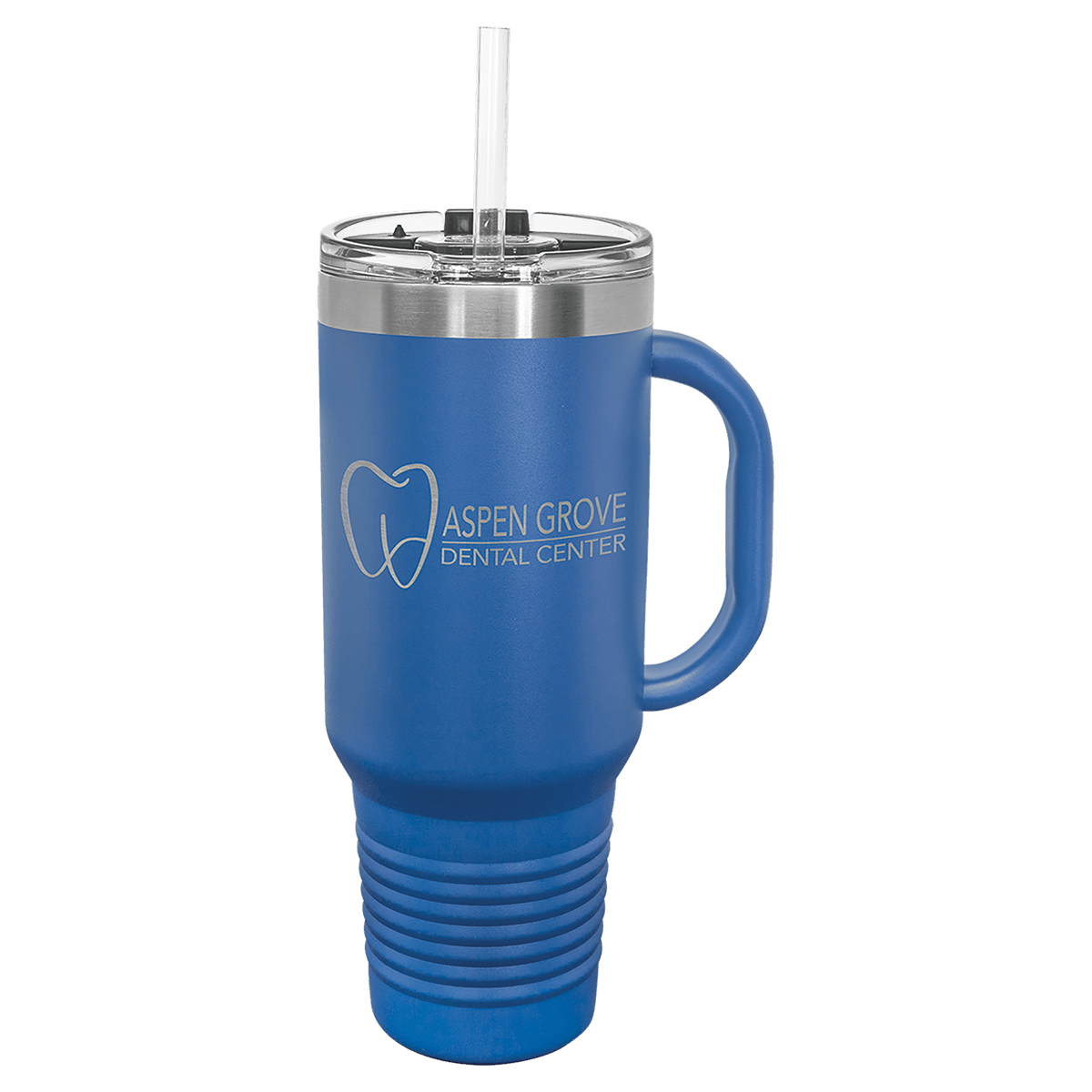 Polar Camel 40 oz. Travel Mug with Handle (Straw Included)