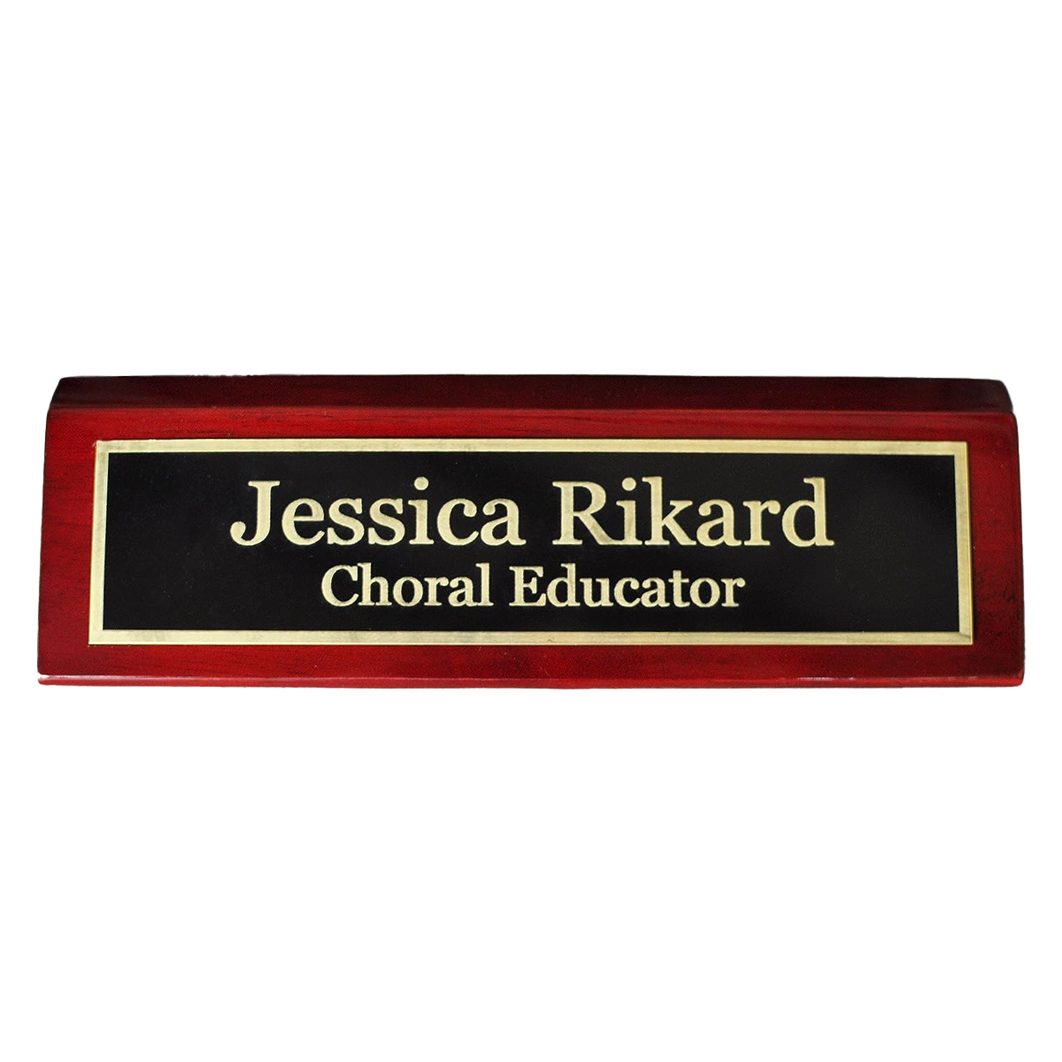 Rosewood Piano Finish Desk Wedge