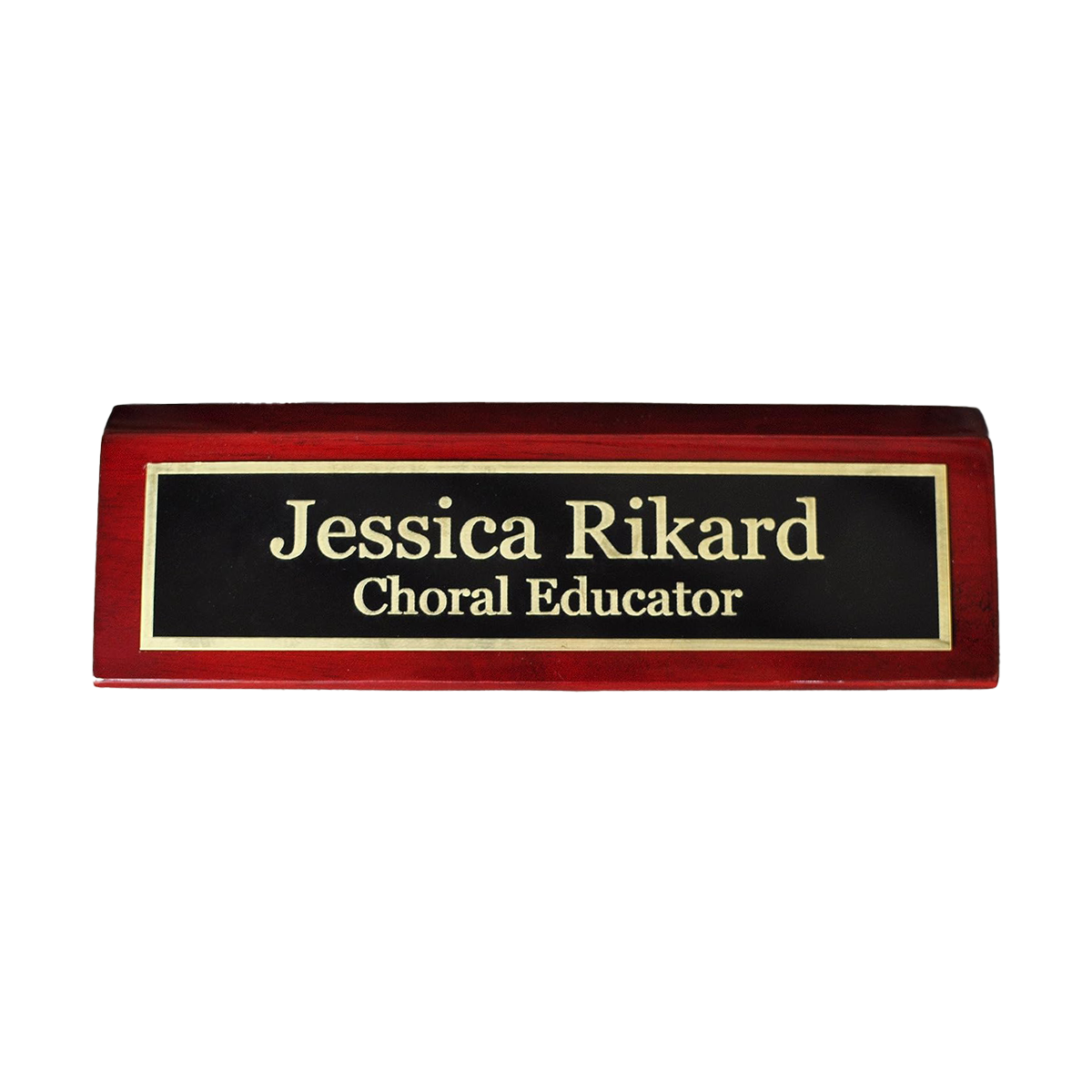 Rosewood Piano Finish Desk Wedge