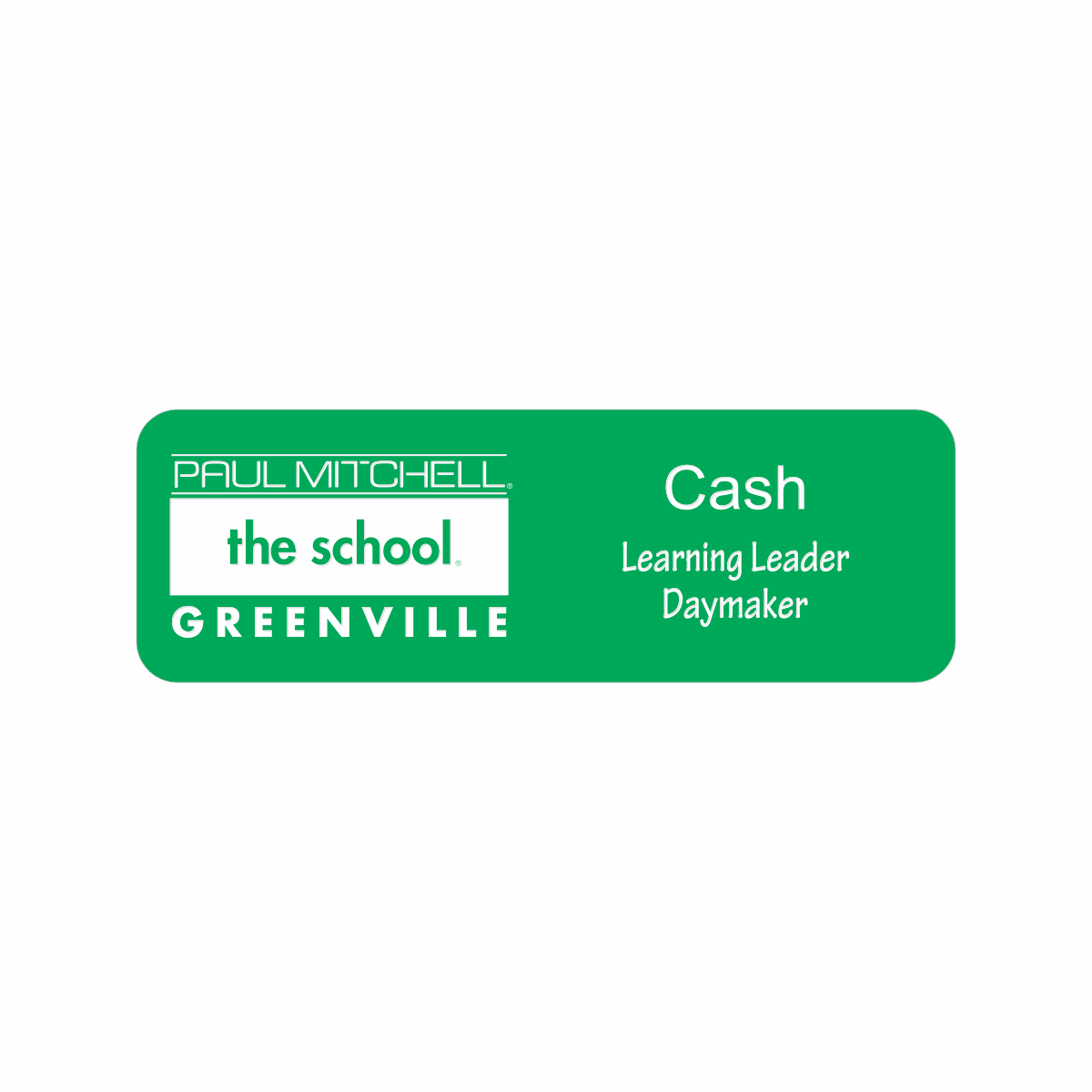Engraved Badges with Rounded Corners in Multiple Colors and Sizes