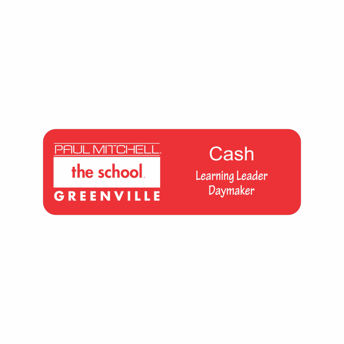 Engraved Badges with Rounded Corners in Multiple Colors and Sizes