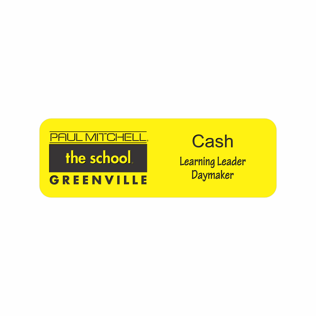 Engraved Badges with Rounded Corners in Multiple Colors and Sizes