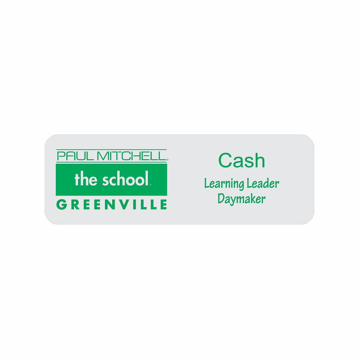 Engraved Badges with Rounded Corners in Multiple Colors and Sizes