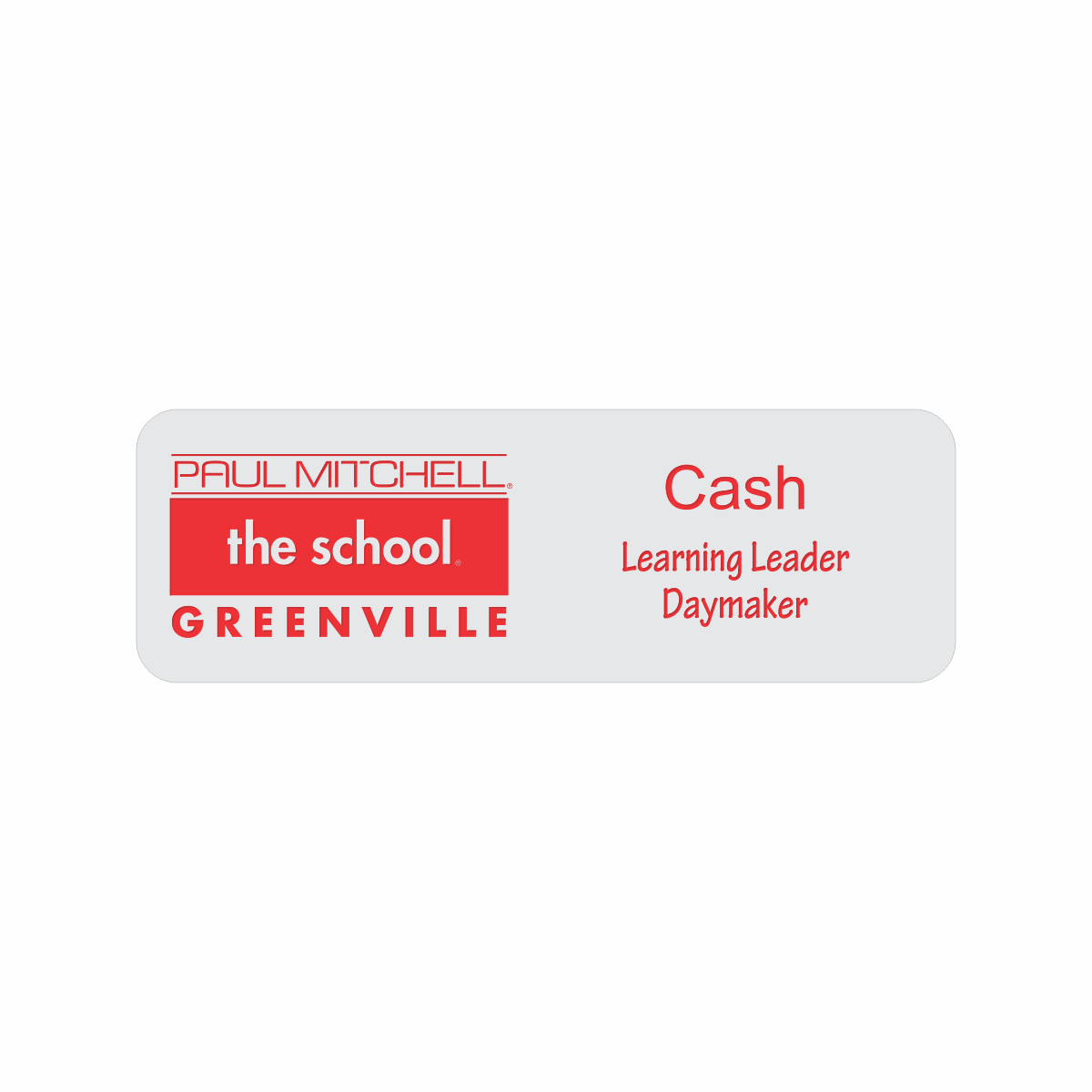 Engraved Badges with Rounded Corners in Multiple Colors and Sizes