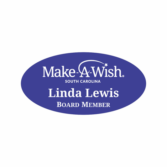 Engraved Plastic Badges in Multiple Colors and Sizes