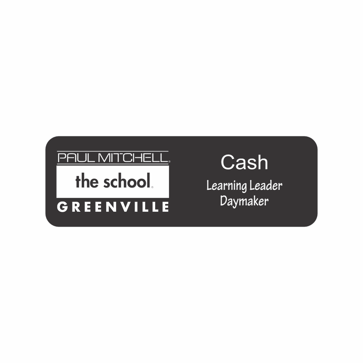 Engraved Badges with Rounded Corners in Multiple Colors and Sizes