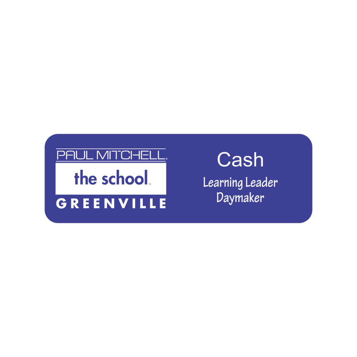Engraved Badges with Rounded Corners in Multiple Colors and Sizes