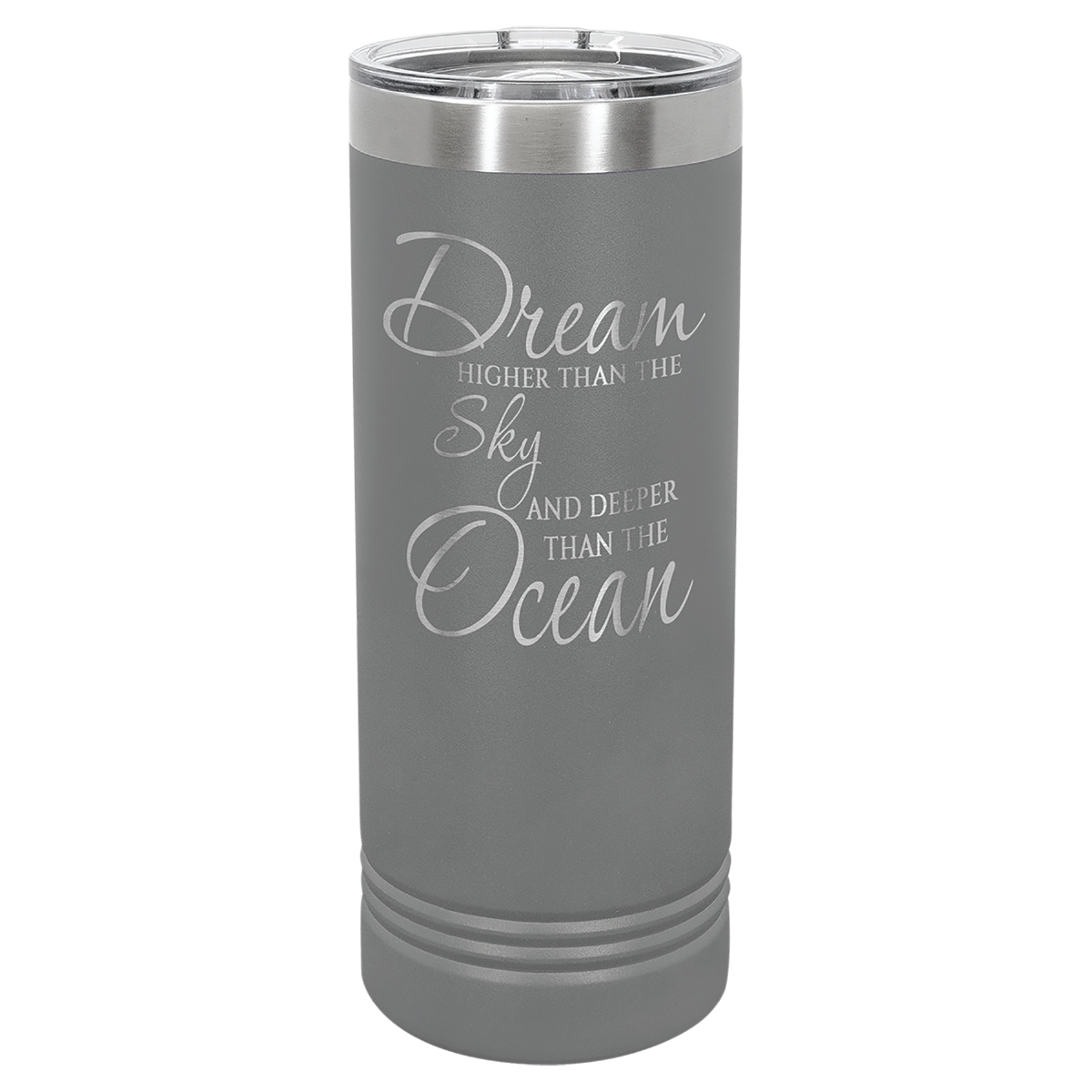 Polar Camel 22 oz. Skinny Tumbler with Slider Lid