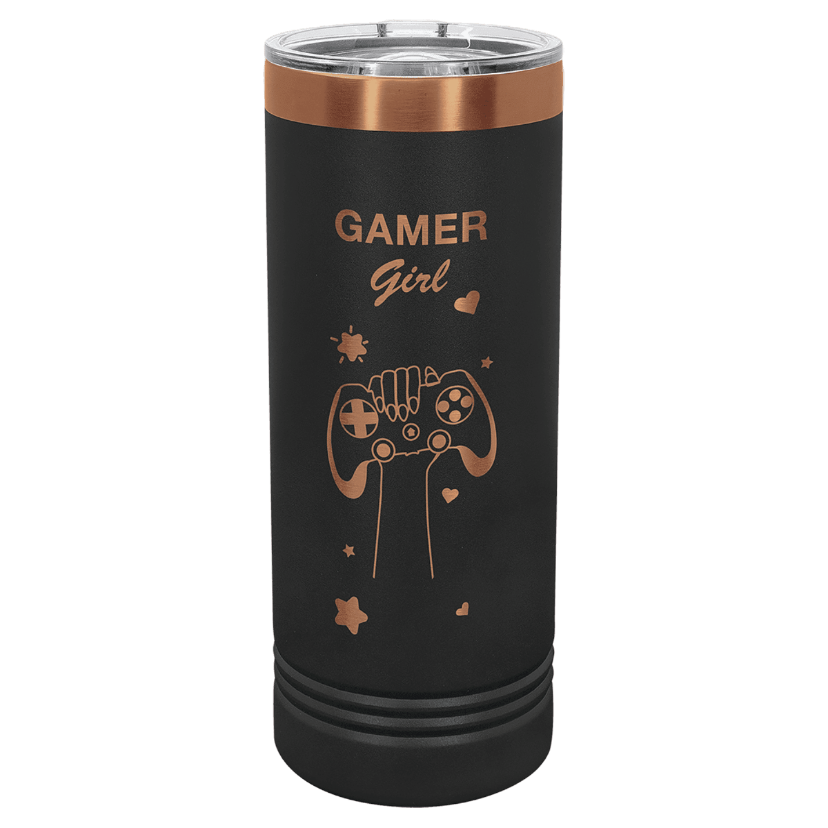 Polar Camel 22 oz. ION-Plated Skinny Tumbler with Slider Lid