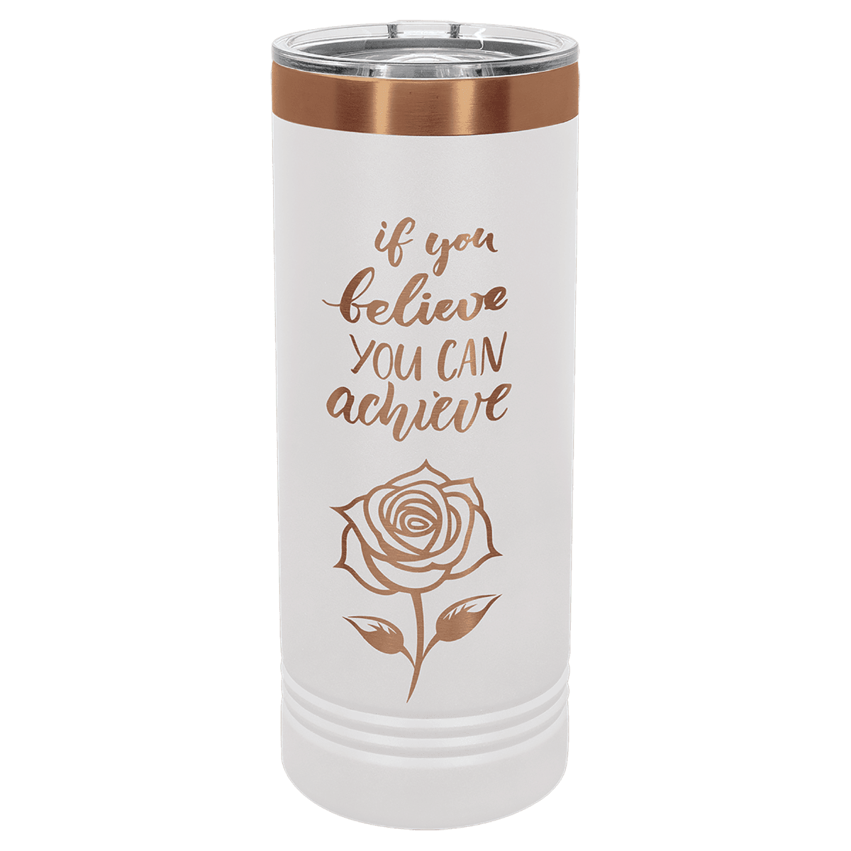 Polar Camel 22 oz. ION-Plated Skinny Tumbler with Slider Lid