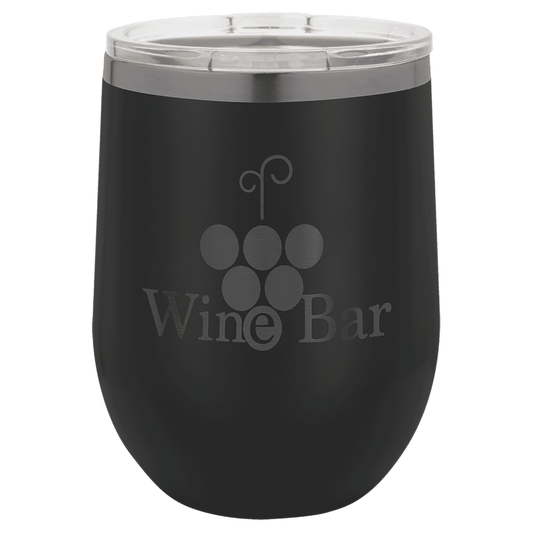 Polar Camel 12 oz. ION-Plated Stemless Wine Tumbler with Lid