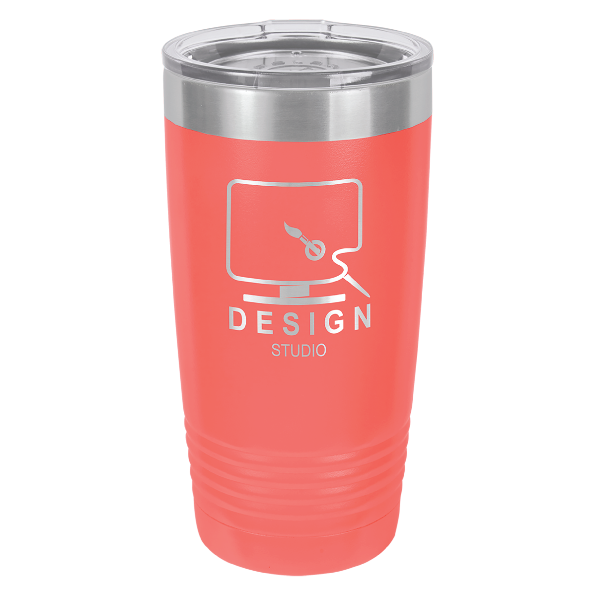 Polar Camel 20 oz. Vacuum Insulated Ringneck Tumbler with Clear Lid