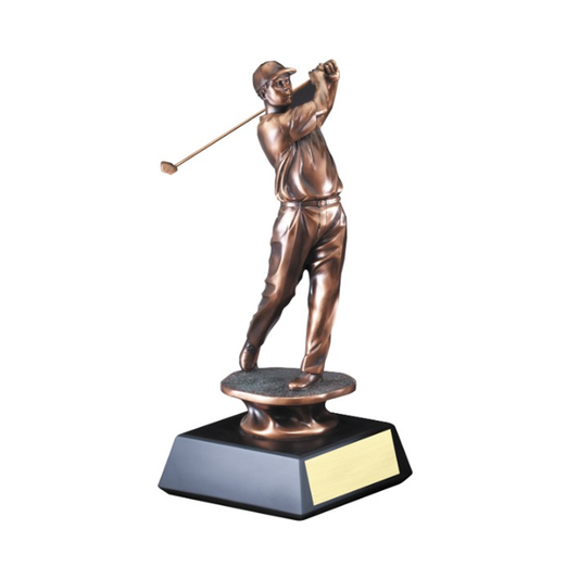 Posing Golfer Resin Trophy