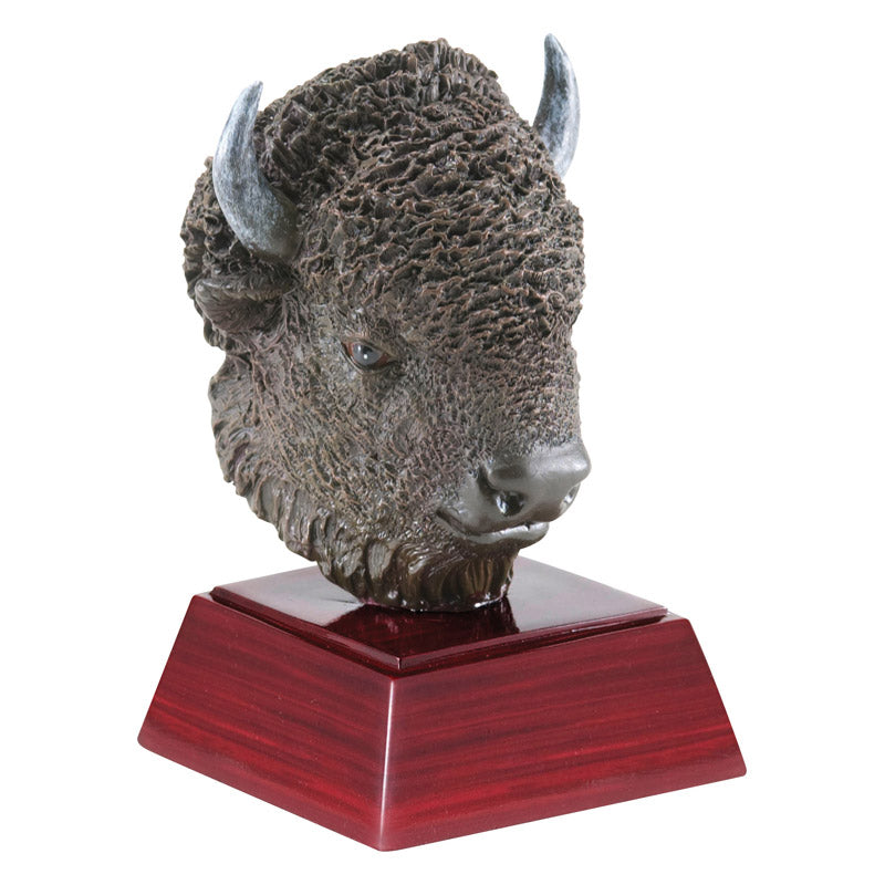 Buffalo Color Resin Trophy