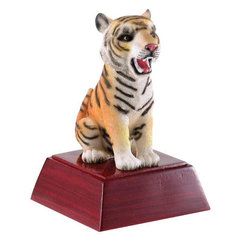 Tiger Color Resin Trophy