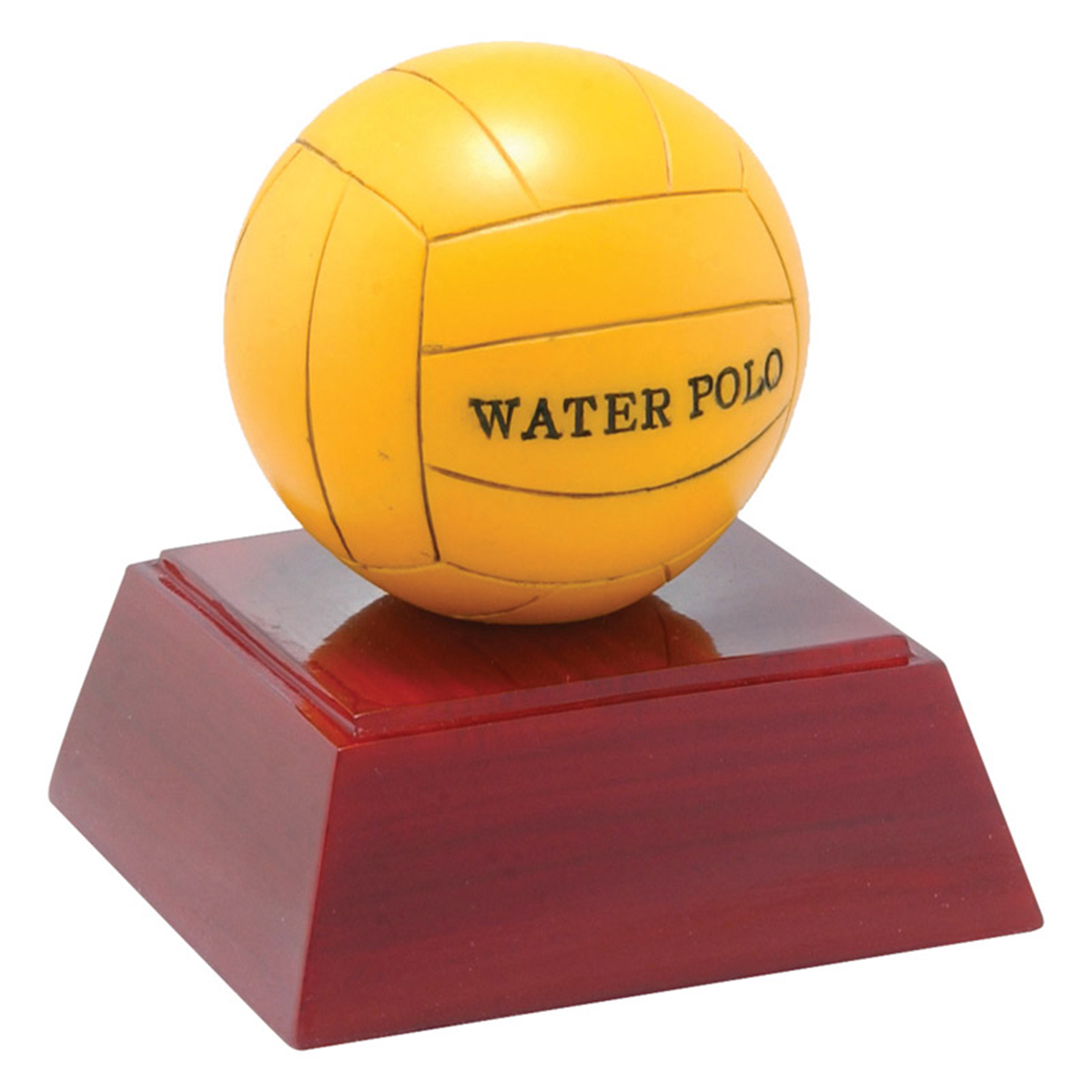 Water Polo Color Resin Trophy