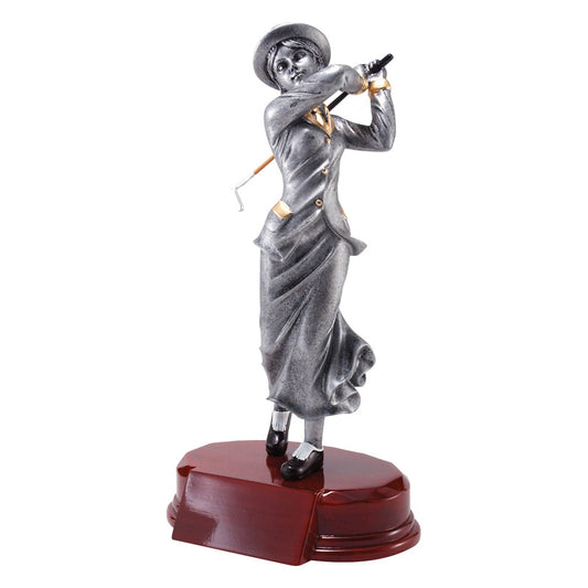 Vintage Golfer Resin Trophy (Female)