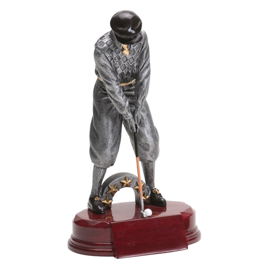 Vintage Golfer Resin Trophy (Male)