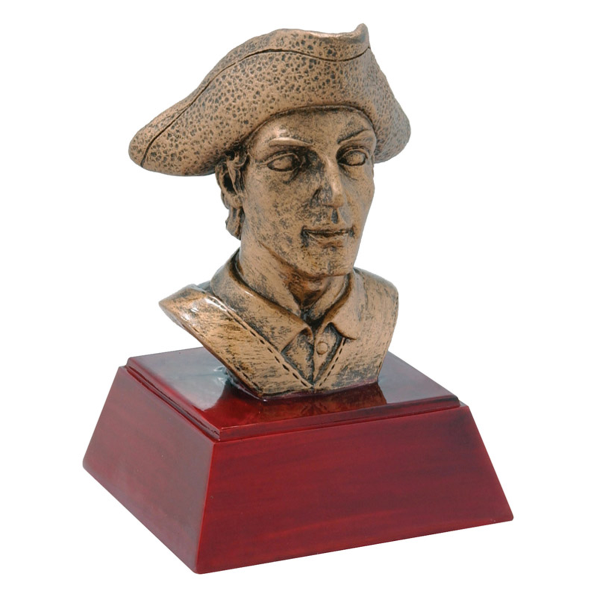 Patriot Bronzed Resin Trophy